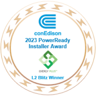 Con Edison 2023 PowerReady Installer Award — L2 Blitz Winner