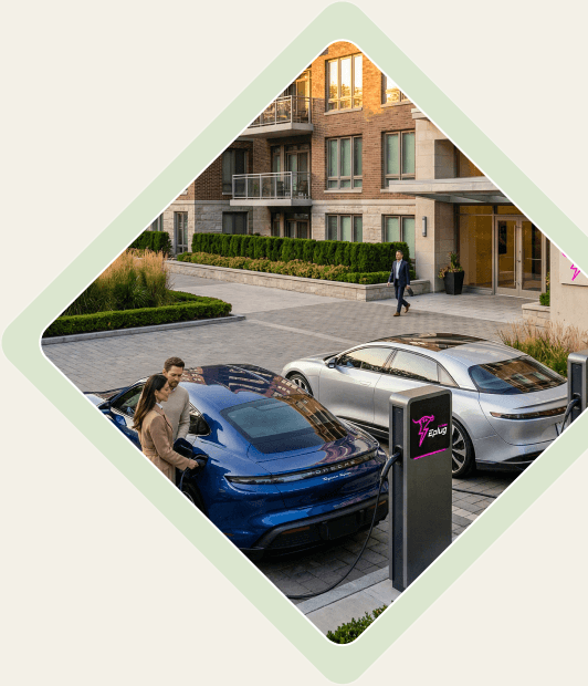 EV charging at a residential property